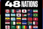 48队狂欢！世界杯倒计时48天海报：剑指巅峰荣耀，等待盛夏狂欢